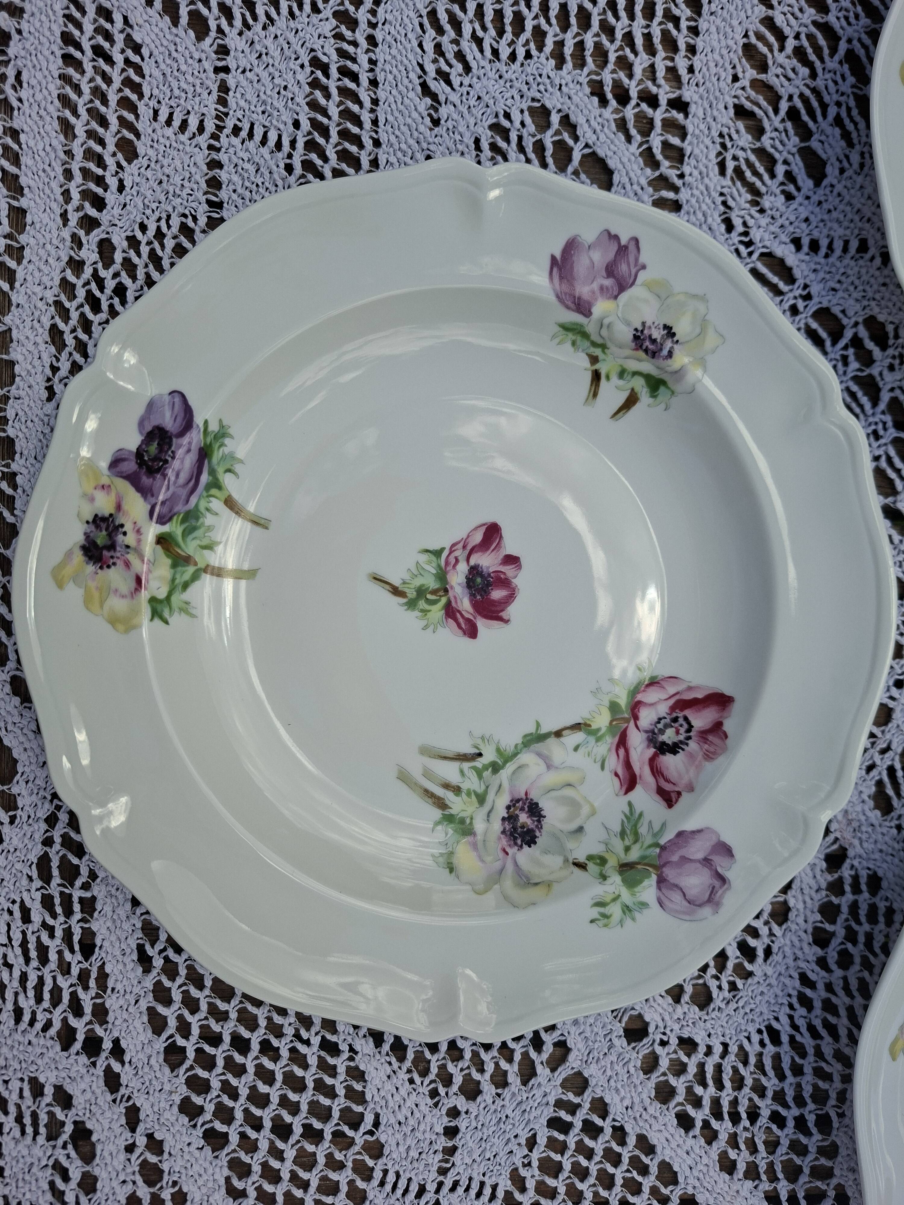 Assiettes Creuse  Limoges Unic Paris Ancienne Fabrique Royale
