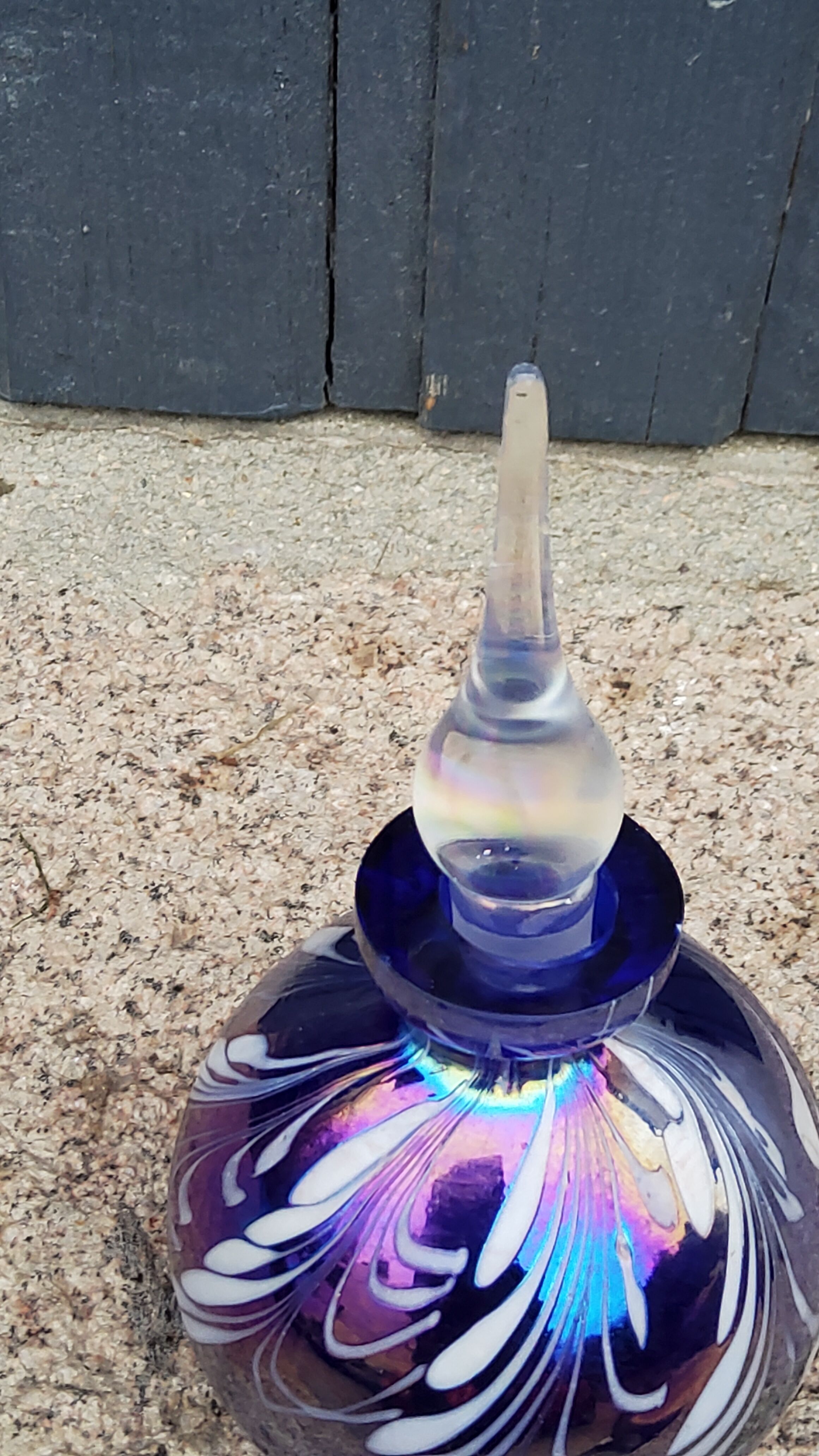 Murano glass bottle from the 80s
