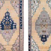 Set of 2 vintage handmade Turkish rugs 50x100 cm