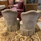Fauteuils crapaud en velours