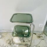 Side table, end table "Space Age" circa 1970 Roche Bobois