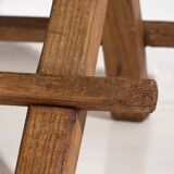 Antique X-shaped dining room table (c.1920) #16