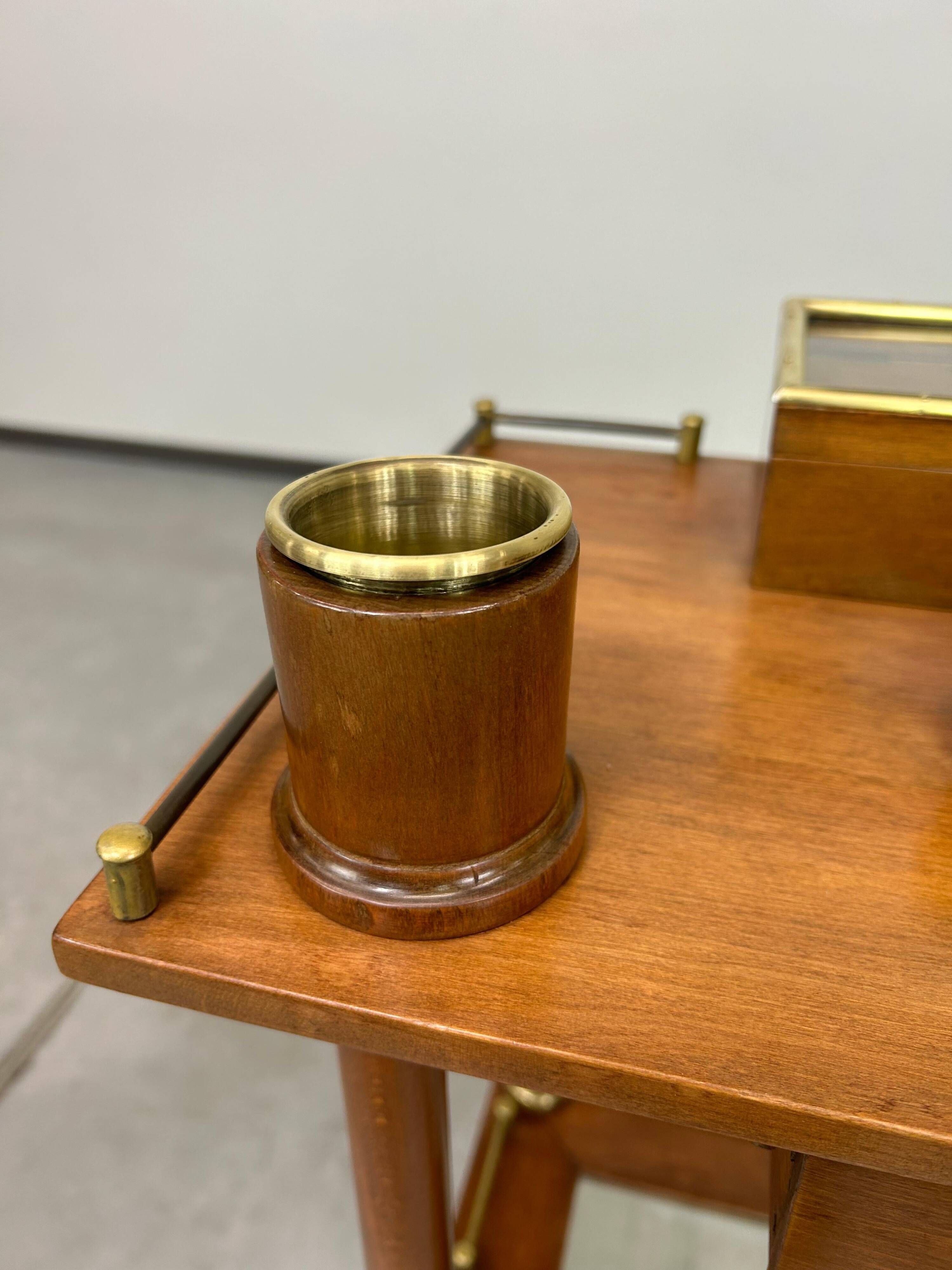 Art Nouveau side table for smokers