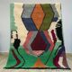 Handmade Berber rug, natural wool, 2.5x1.5 m