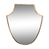 Brass mirror  Italy period 1960 58x77cm