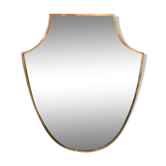 Brass mirror  Italy period 1960 58x77cm
