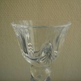 old crystal candlestick candleholder