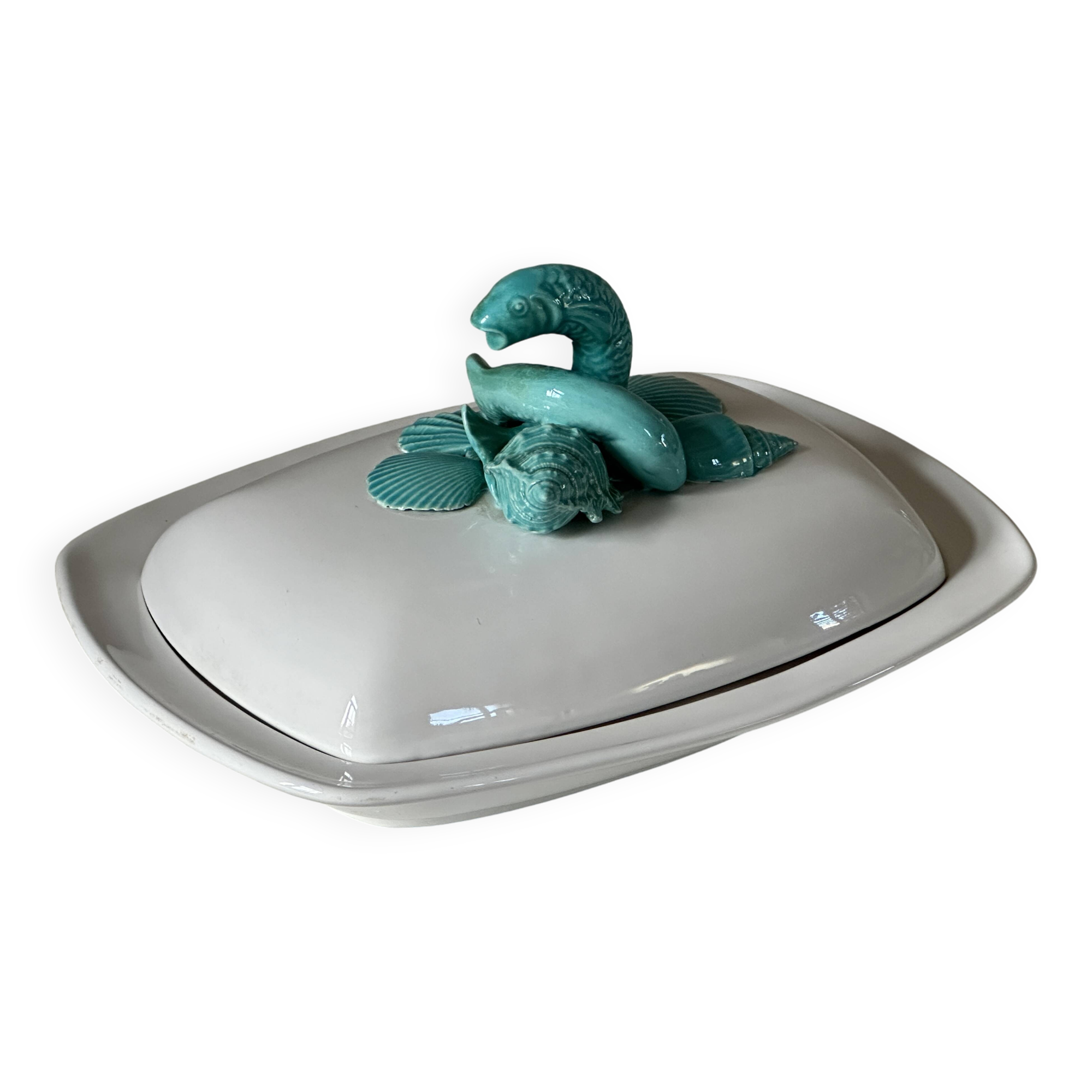 Vintage signed fish dish from the 60s and 70s