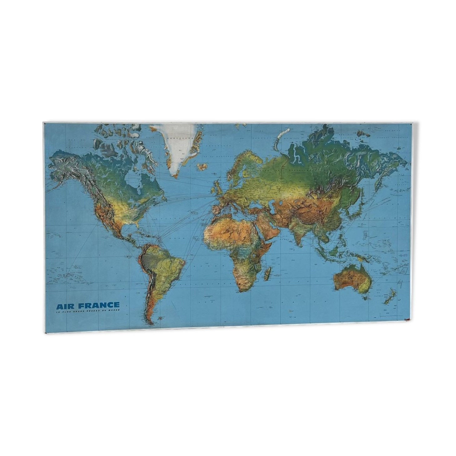 Former Air France planisphere published by Permalux