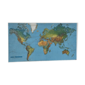 Former Air France planisphere published by Permalux