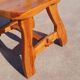 Set 8 vintage Pine dutch dining chairs solid wood 1970s