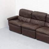 Leather modular sofa, 1970s