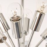 Small Atomium Sputnik space chrome pendant by Cosack, Germany, 1970s.