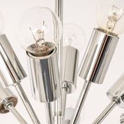 Small Atomium Sputnik space chrome pendant by Cosack, Germany, 1970s.