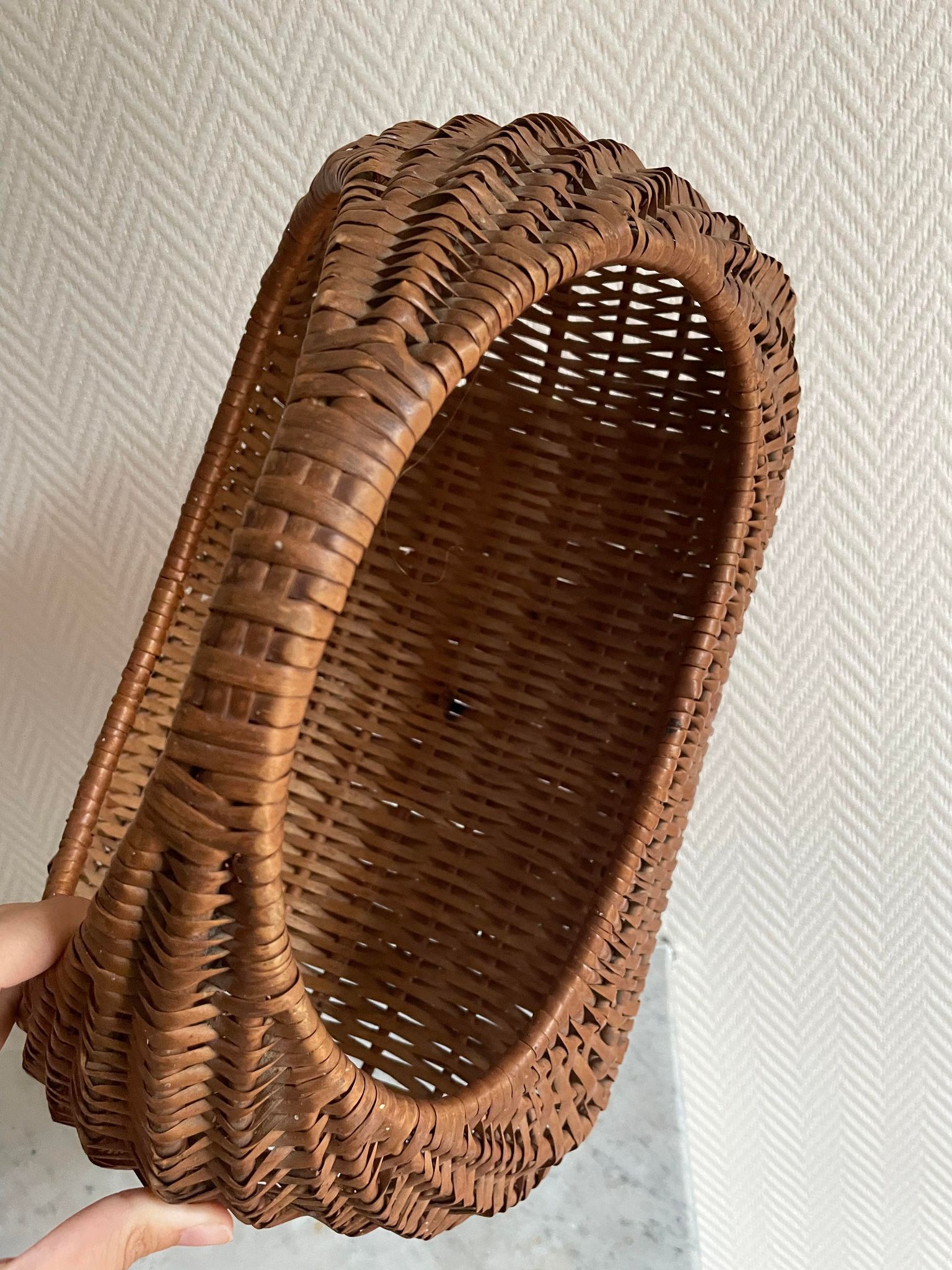 Panier osier gondole
