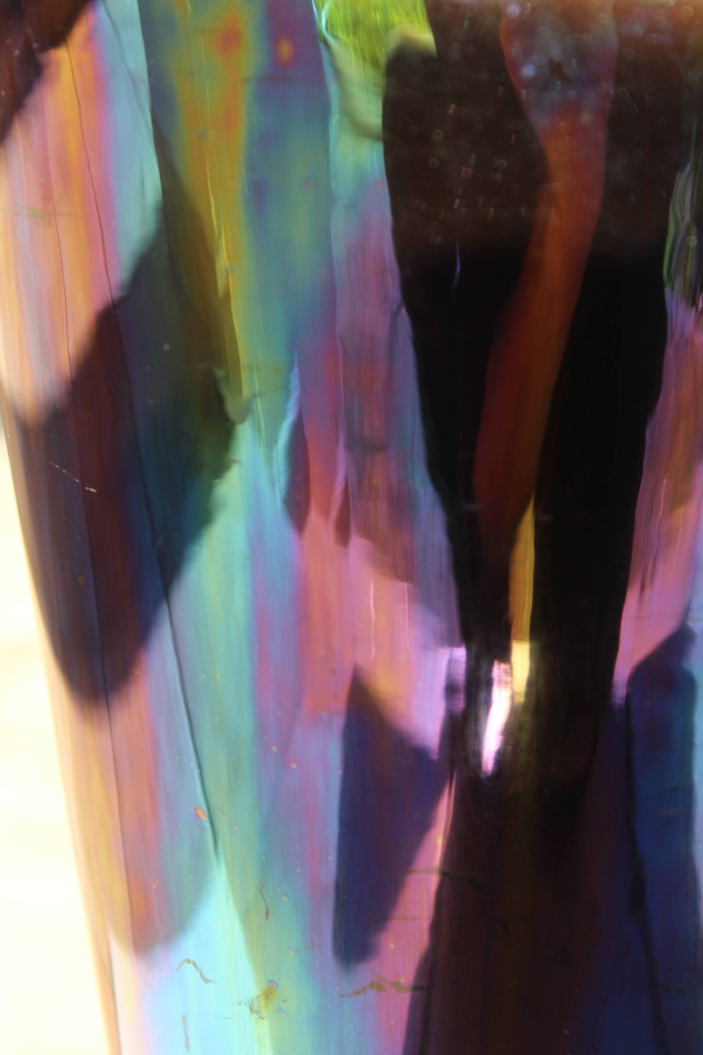 Large iridescent vase Verceram n° 6397 60s