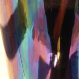 Large iridescent vase Verceram n° 6397 60s