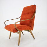 1960s Beech Armchair, Czechoslovakia