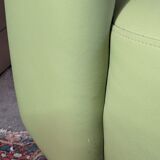 Pair of apple green armchairs