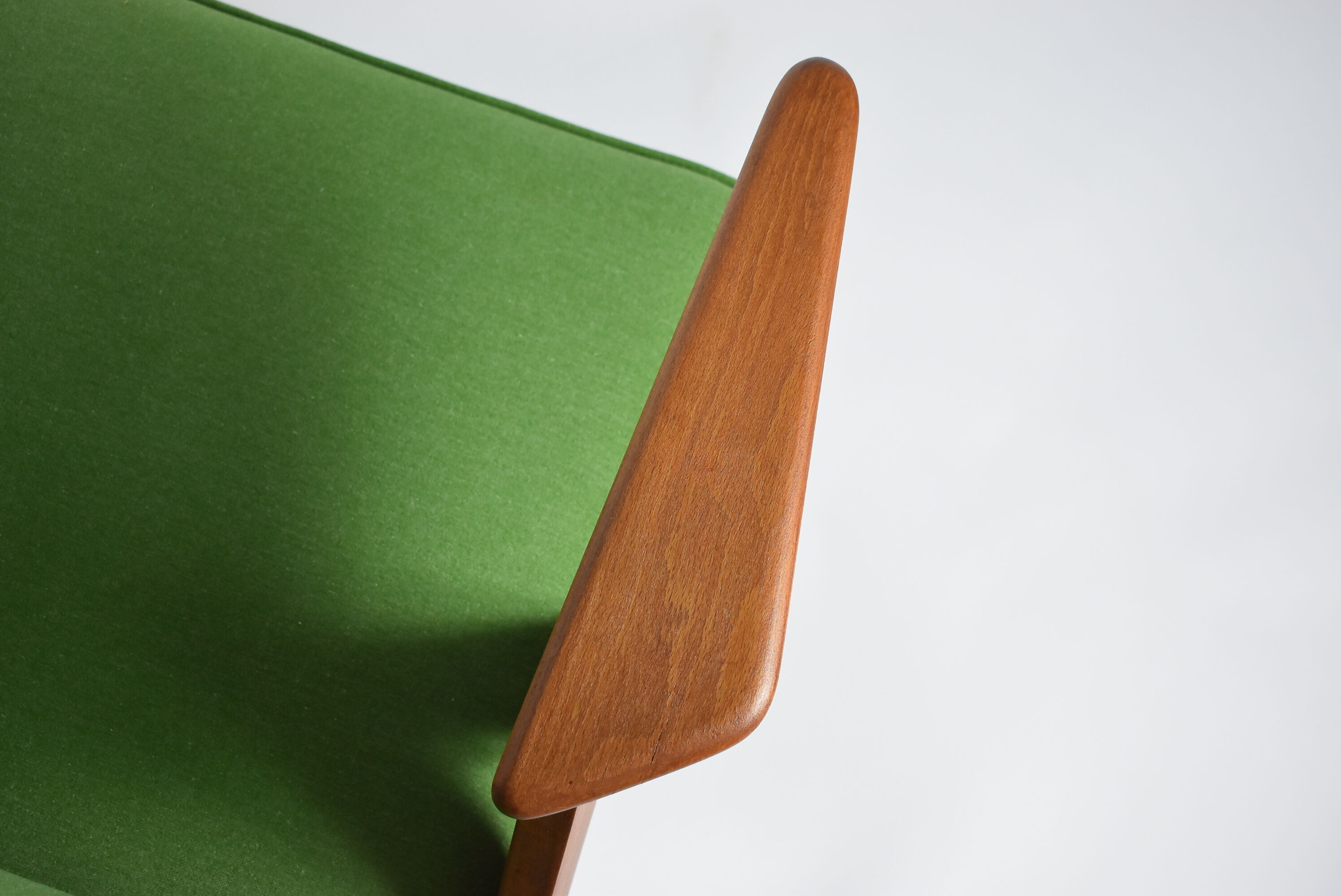 Vintage armchair "Bunny" 1960s, spring green