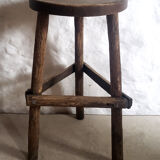 High brutalist stool