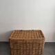 Large vintage wicker trunk