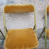 Lot of 4 folding chairs