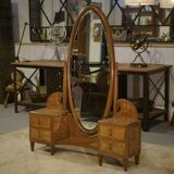 Art Deco full-length mirror by Octave Dupont, 1930s.