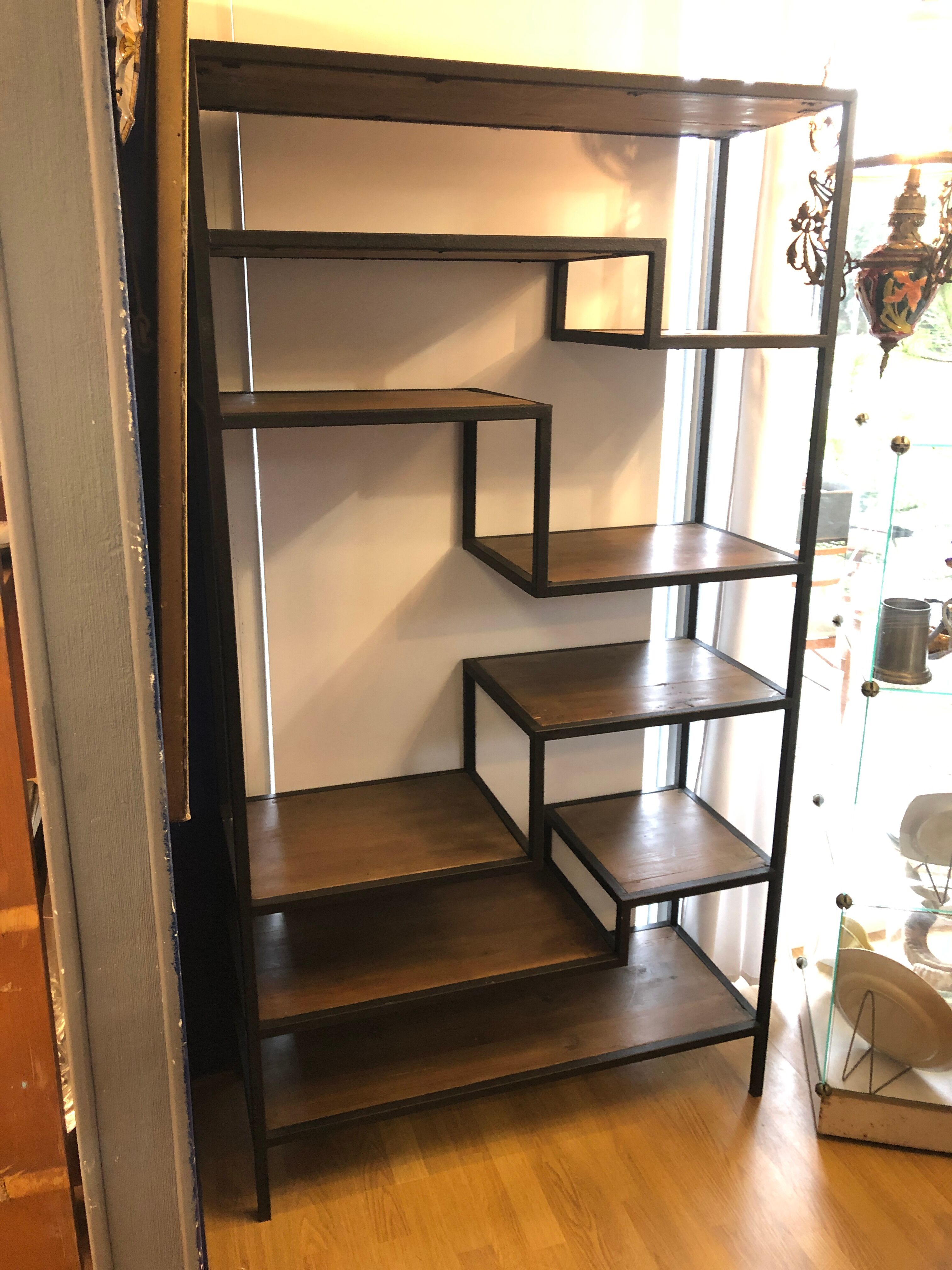 Industrial library shelf