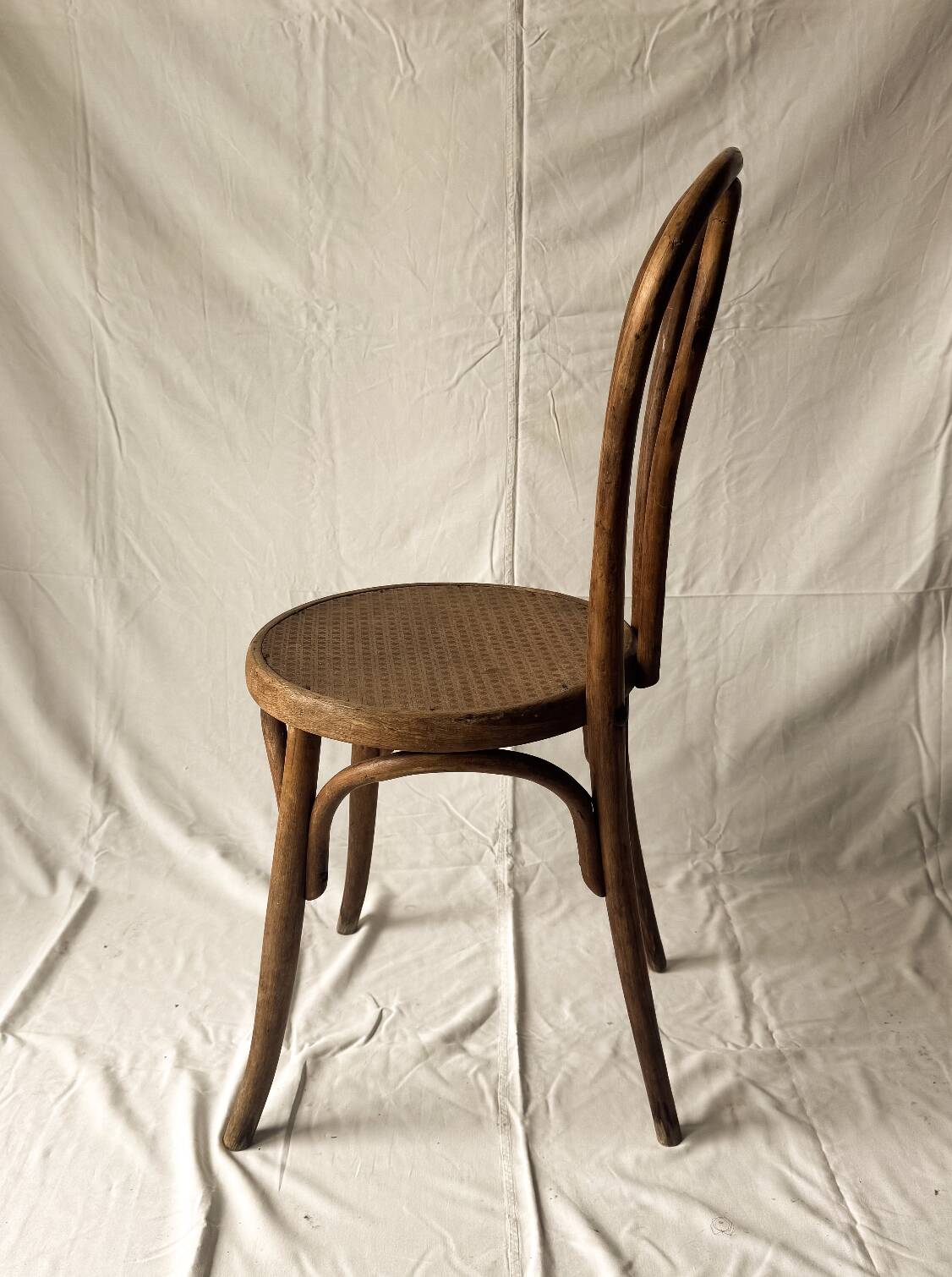 Aged bistro chair