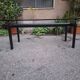 Italian Black Model LC6 Dining Table by Le Corbusier, 1980s