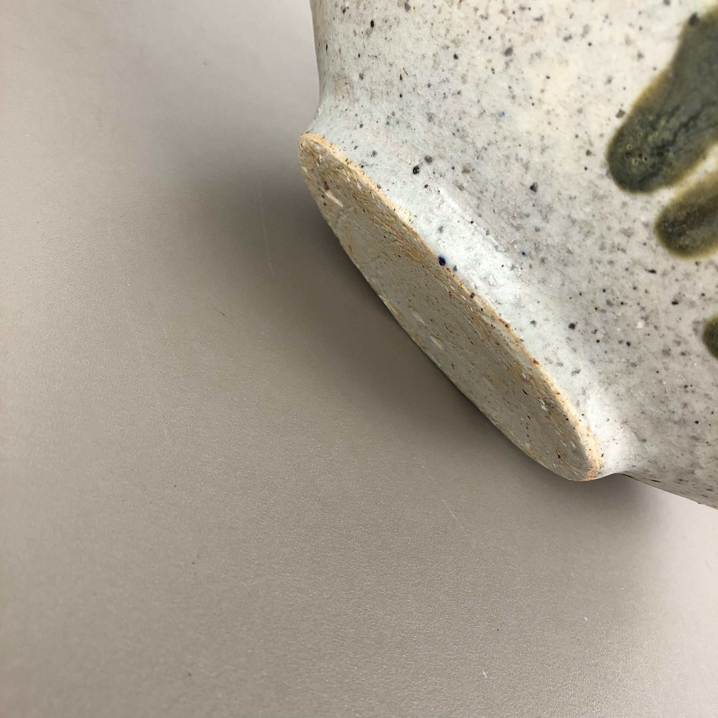 Ceramic Studio Pottery Object Vase by Bruno and Ingeborg Asshoff, Germany, 1960s