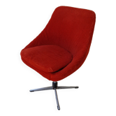 Fauteuil vintage année 70  pivotant