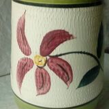 West germany ceramic vase vintage floral decor year 1960