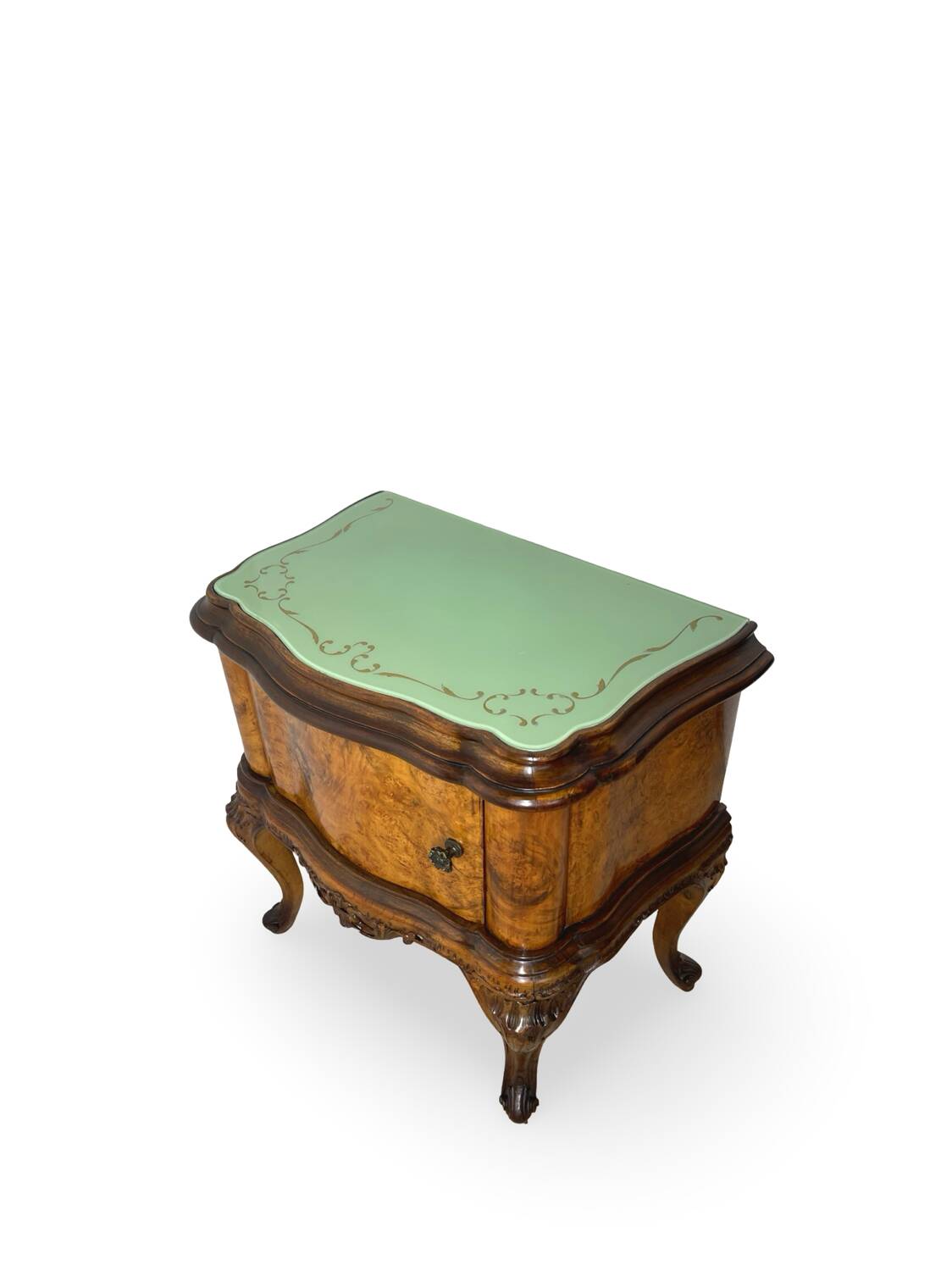 Italian Chippendale bed side tables/nightstands, 1940s/1950s.