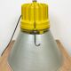Yellow industrial explosion proof lamp with aluminium shade, 1990s