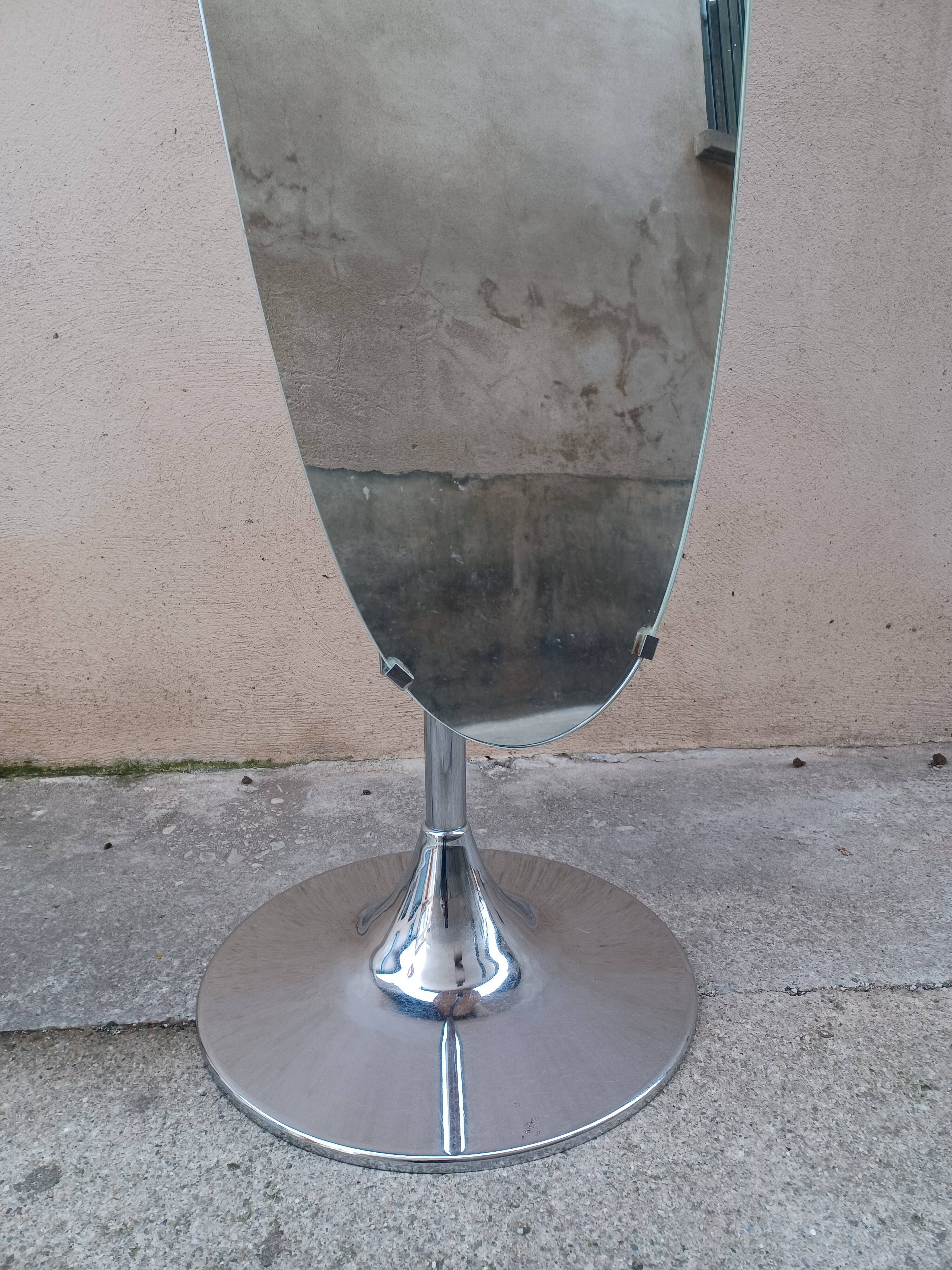 Large free-standing mirror, 1970 45x178cm