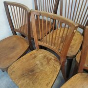 Vintage STOL Kamnik Wooden Dining Chair: 1960s Yugoslavia Bistro Style