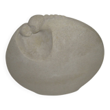 Mother and Child Sculpture - Marbell Stone Art from the 80s