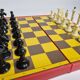 Vintage 80s Latvian Travel Magnetic Chess Set Complete with Pieces and Board