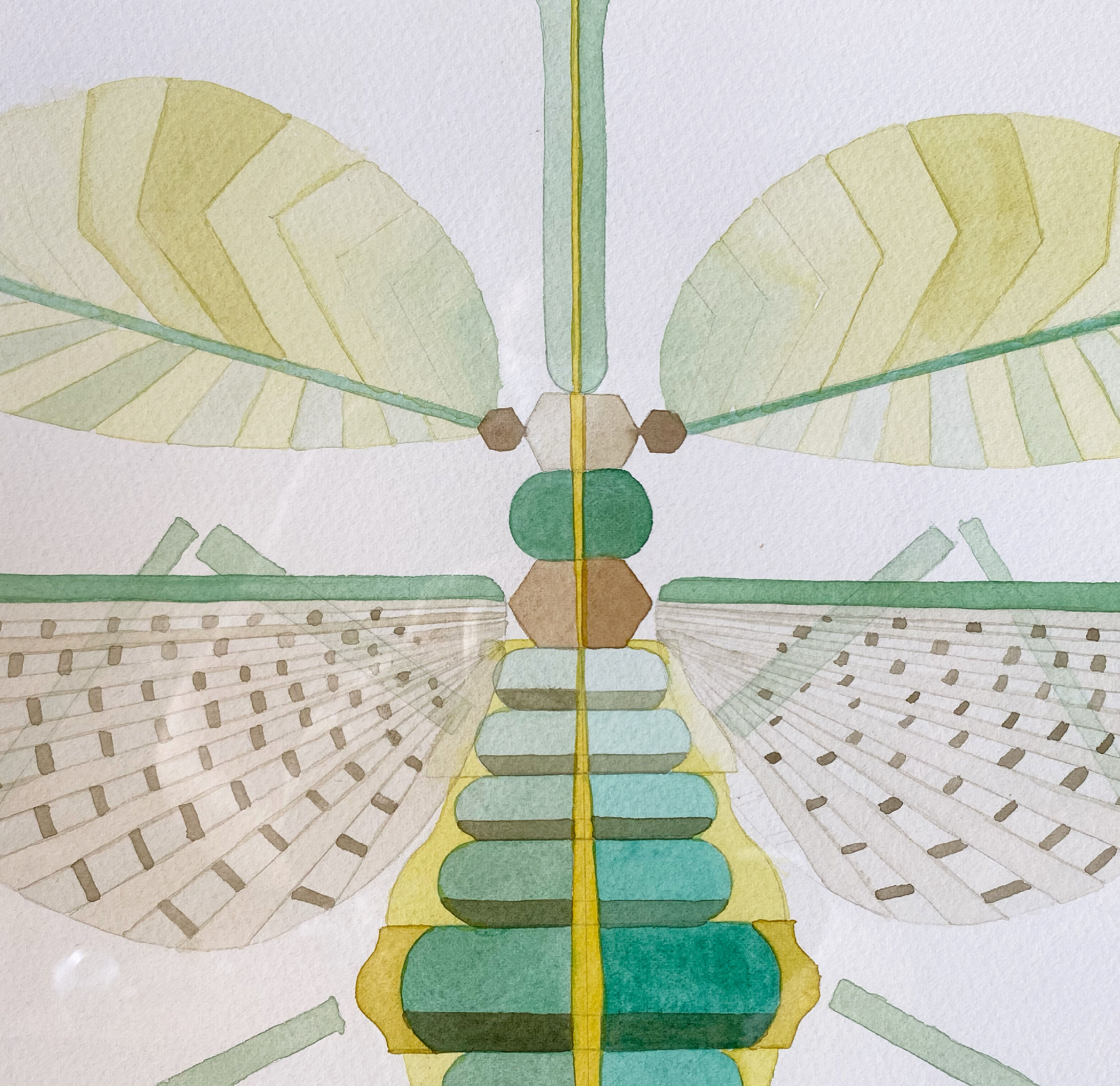 Trumeau old gilded mirror