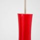 Lot de 2 suspensions en verre opale rouge « Bang » de Jacob Bang pour Fog & Morup