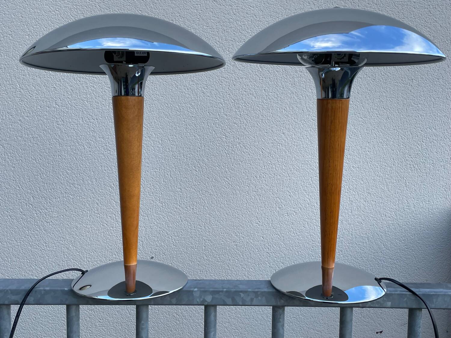 Paire de lampes paquebot vintage 90’