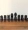 Wooden chess set, 1970
