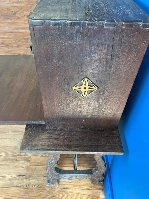 Cabinet de voyage Espagne et Angleterre - Début XXème - Arts and Craft