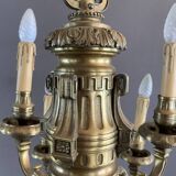 Lustre en bronze début du XXème siècle