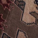 Vintage Turkish rug from Oushak, handwoven 138x244 cm
