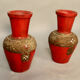 Paire de vases en terre cuite, Asie