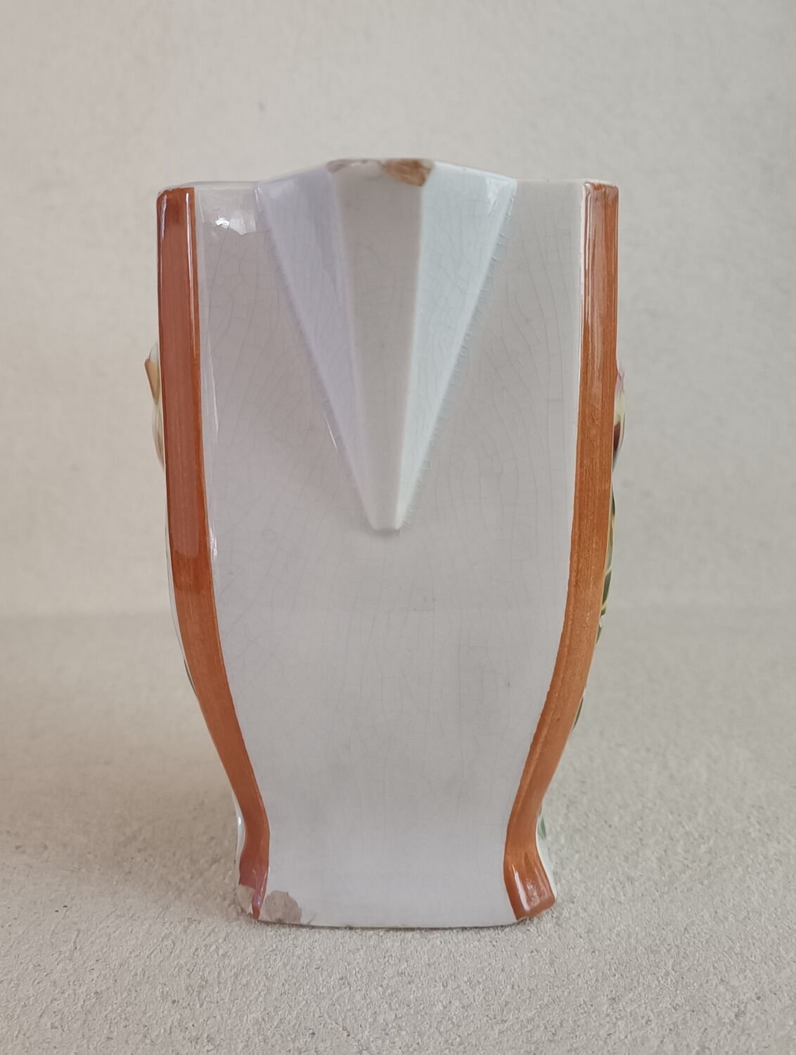 Art nouveau iron pitcher