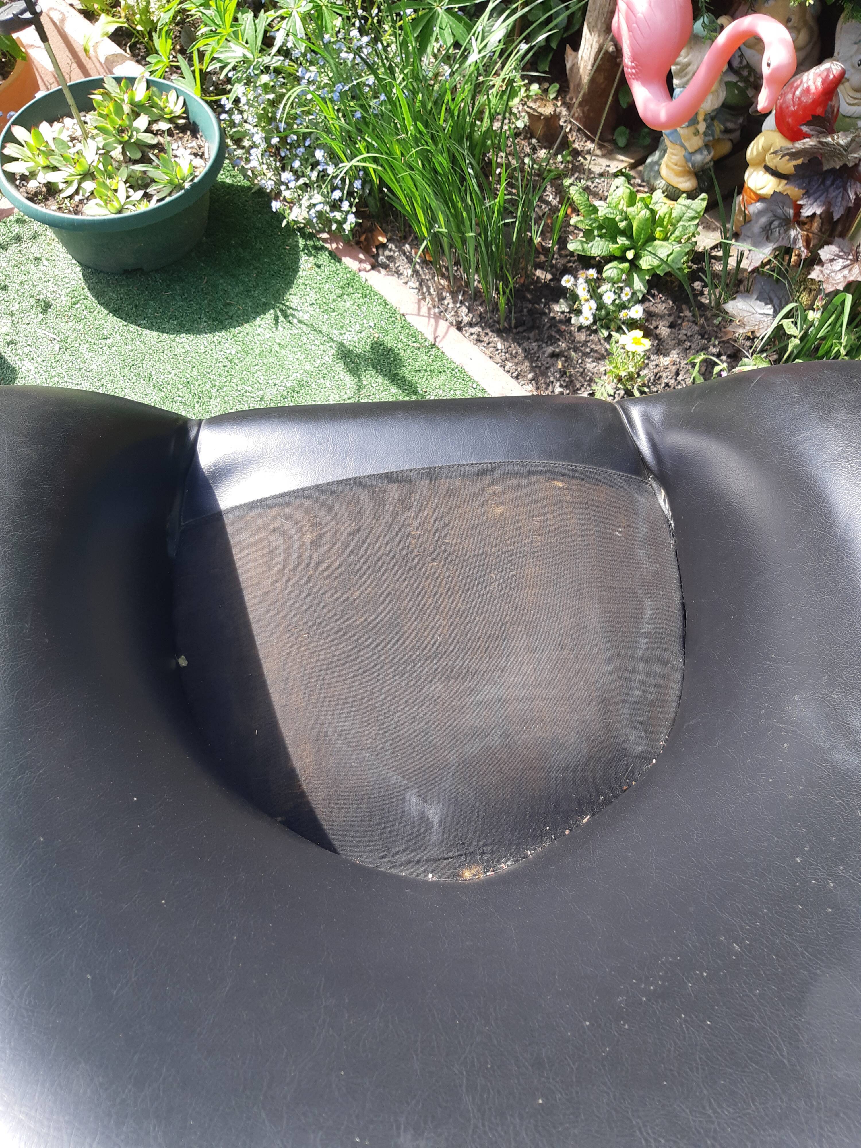 Vintage swivel armchair